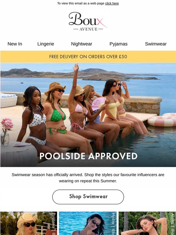 Bring the heat in our new swimwear
