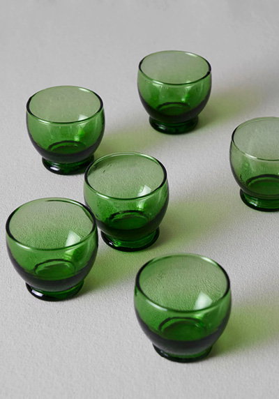 Rounded Moroccan Glasses Set