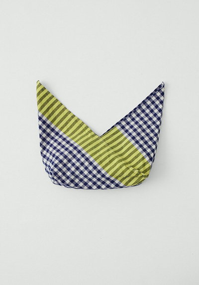 Hand Woven Siesta Check Bread Bag