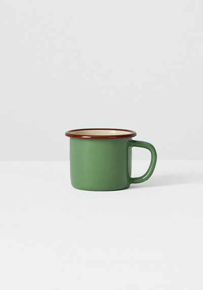 Contrast Rim Enamel Mug