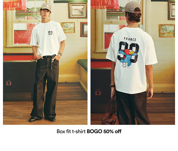 Box fit t-shirt BOGO 50% off