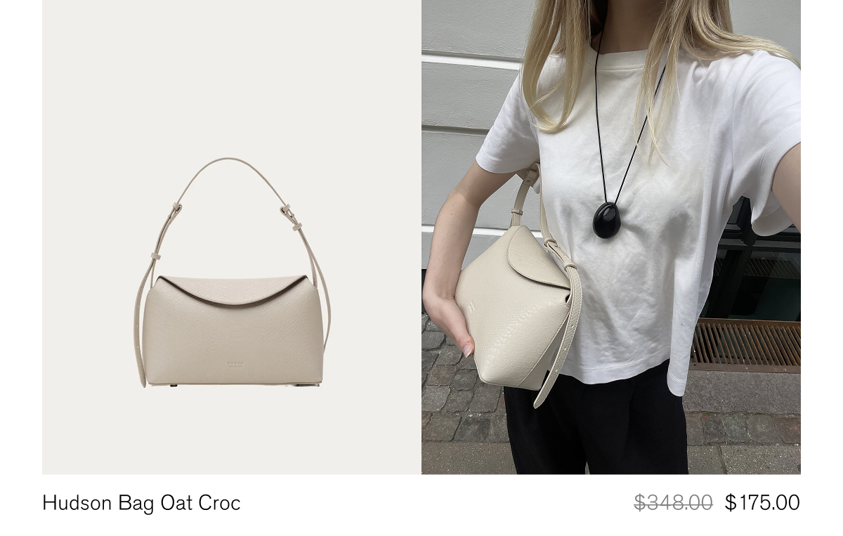 Hudson Bag Oat Croc