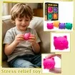 Cool Cats Squishy,4 Pack Sugar Ball Designs,Anxiety Relief Squeeze for Sensory Play,Sensory Fidget,Slow Rising Squishy Stress Balls