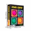 Cool Cats Squishy,4 Pack Sugar Ball Designs,Anxiety Relief Squeeze for Sensory Play,Sensory Fidget,Slow Rising Squishy Stress Balls