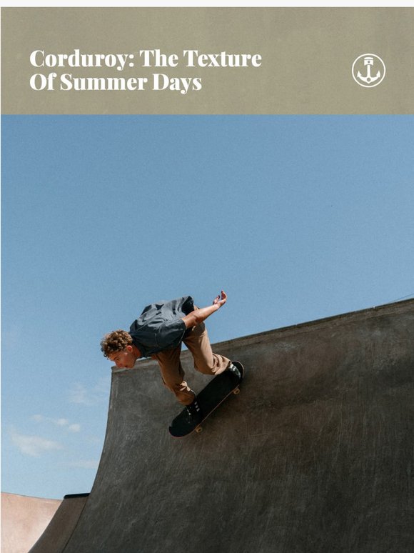Corduroy: The Texture Of Summer.