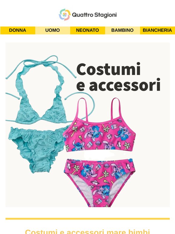 Costumi e accessori mare bambini