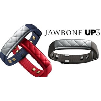 Jawbone UP3 Wireless Sleep and Fitness Tracker + Heart Rate Monitor