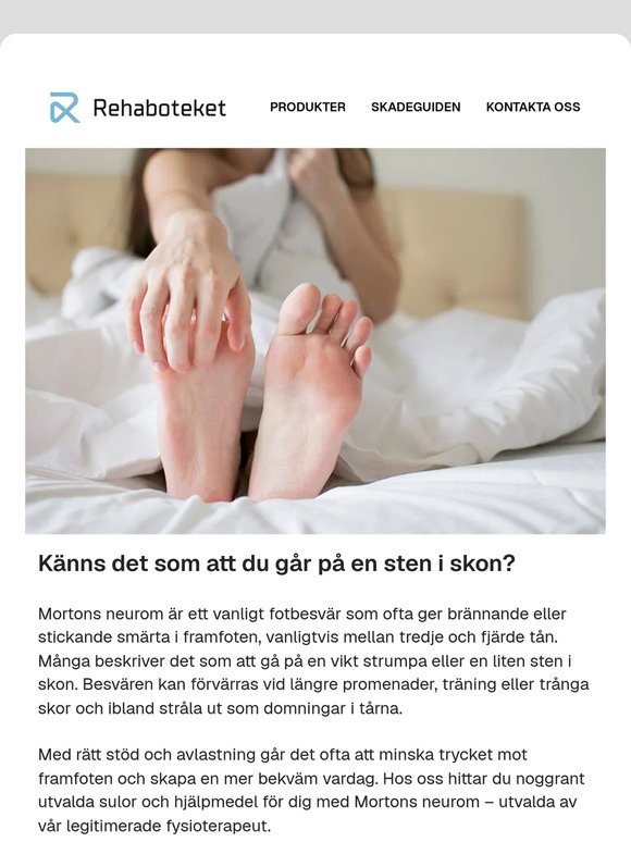 Brännande smärta i framfoten? 👣