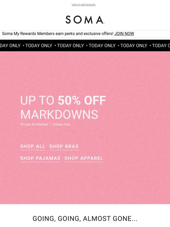 ⚡️TODAY ONLY⚡️ Up to 50% off markdowns!