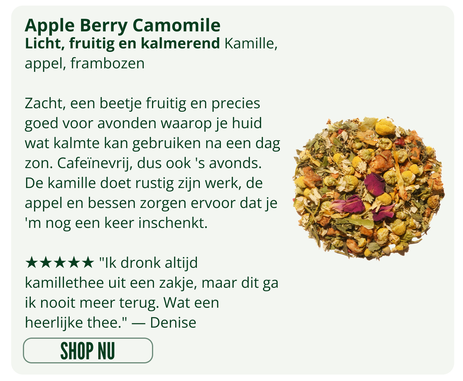 Apple Berry Camomoile