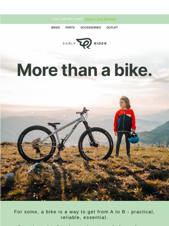 More than a bike...
