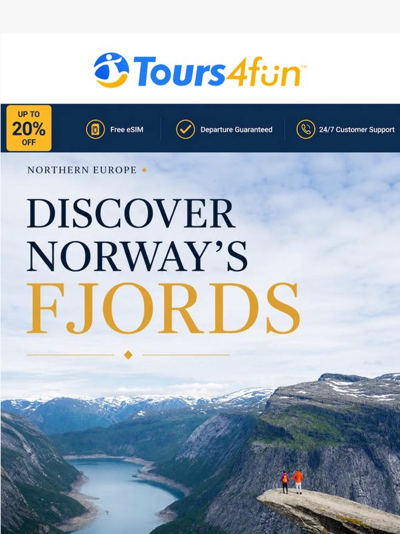 Have You Heard of Norway's Fjords?🏔️