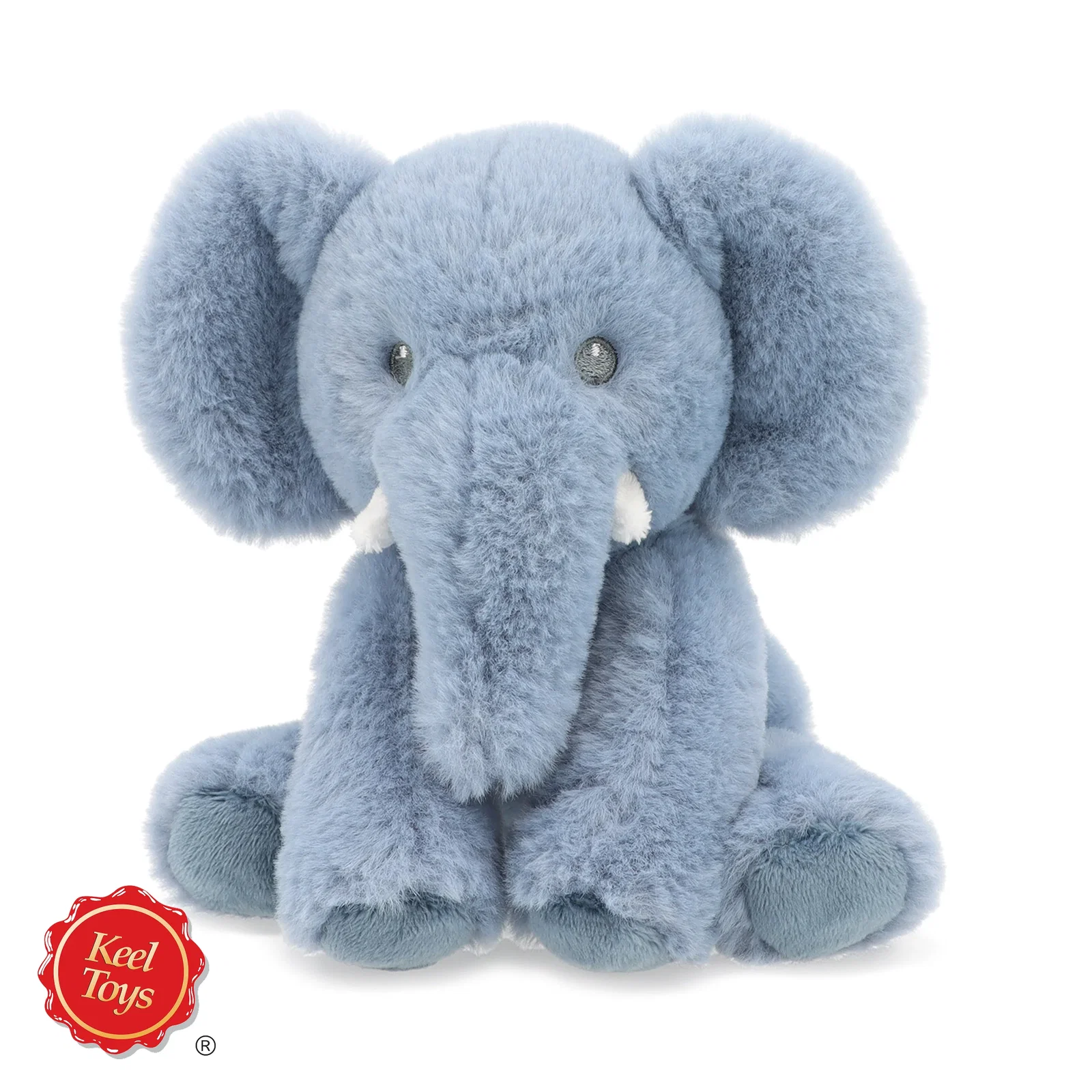Image of Ezra Blue Elephant (14cm)