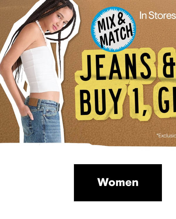 Buy 1 Get 1 Free Jeans Shop Women