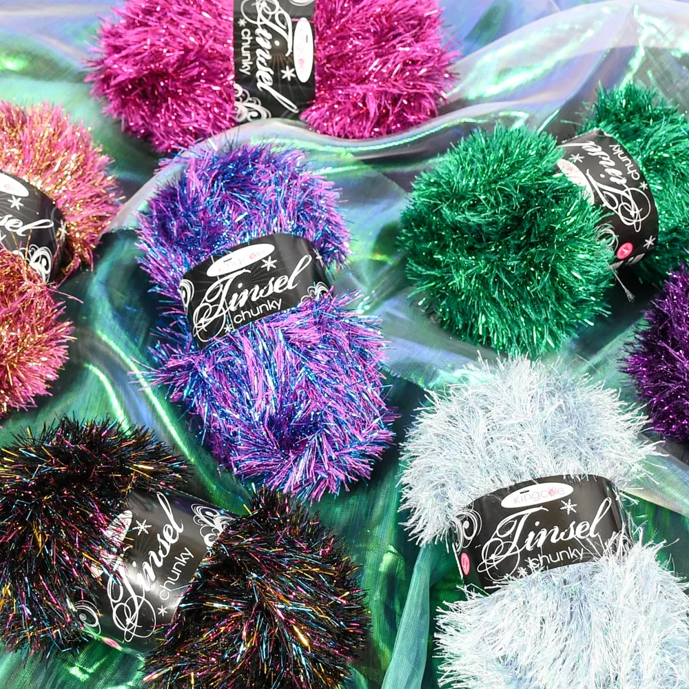 Image of King Cole Tinsel Chunky Yarn - 50g Ball