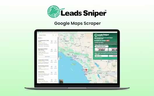 Leads Sniper – Google Maps Scraper | Lifetime Access
