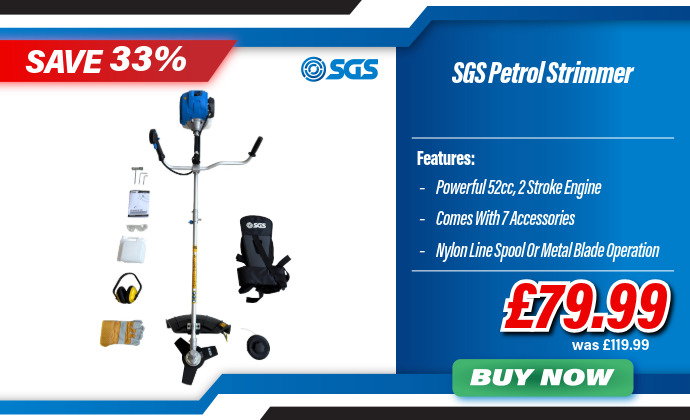 SGS 52cc Petrol Strimmer and Brush Cutter