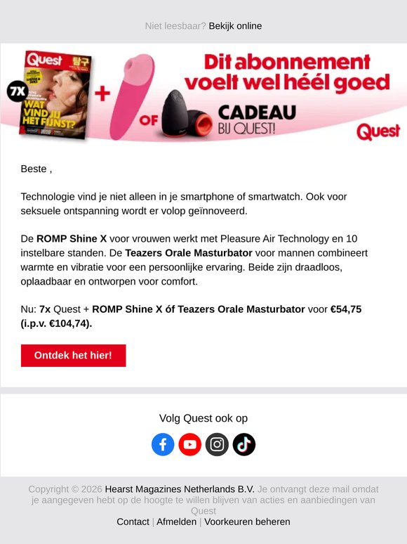 High-tech ontspanning begint hier