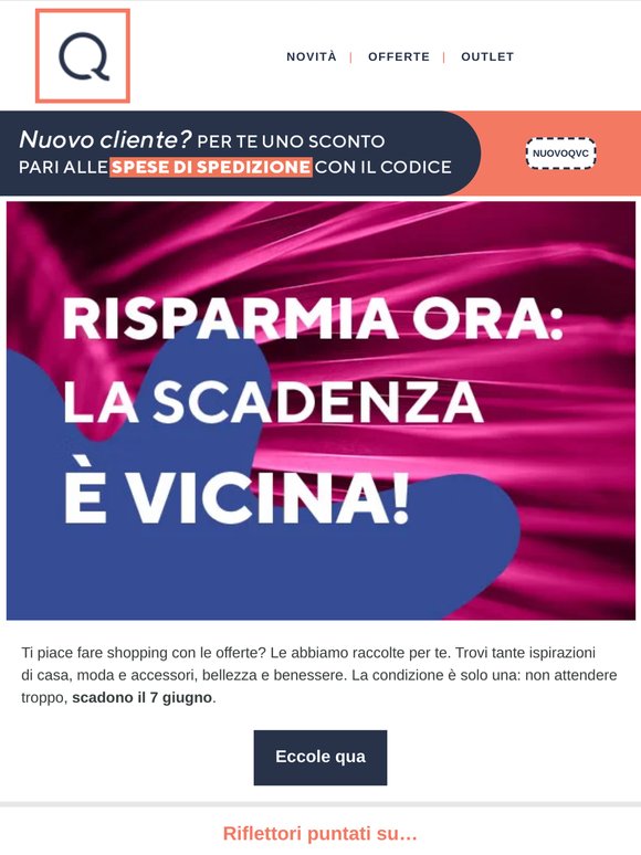 In sconto sì, ma solo fino al 7/6