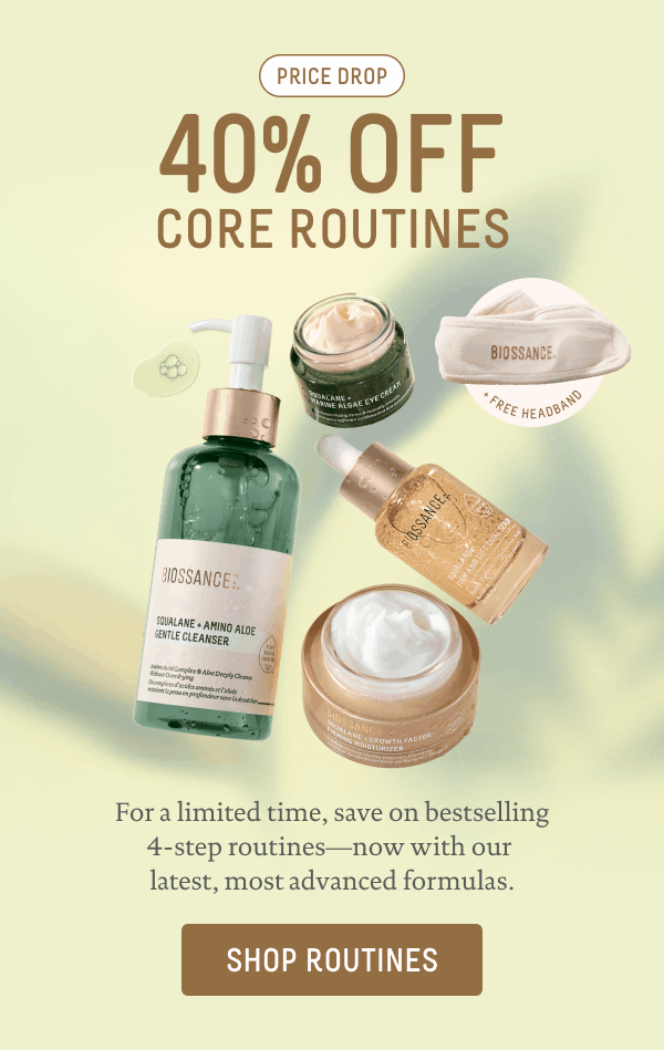 40% off core routines