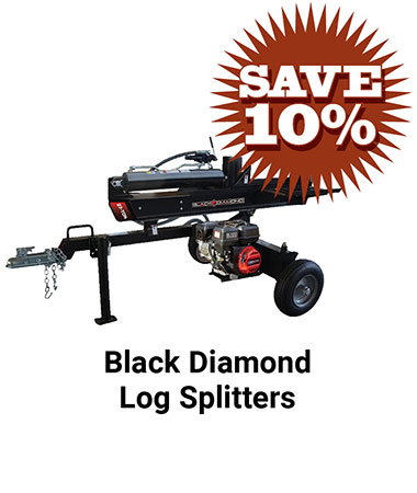 Save 10% Black Diamond Log Splitters