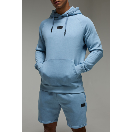 Regular Fit Man Active Hoodie & Short Tracksuit