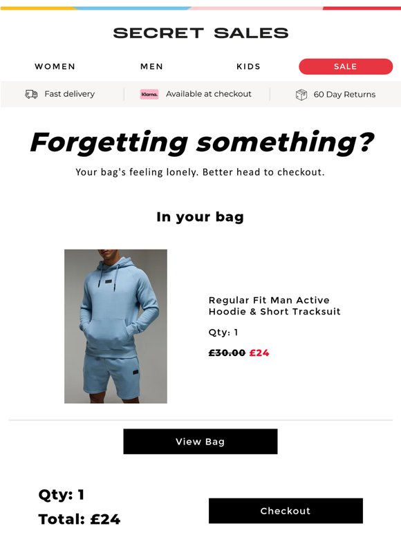 Looks like you forgot something!