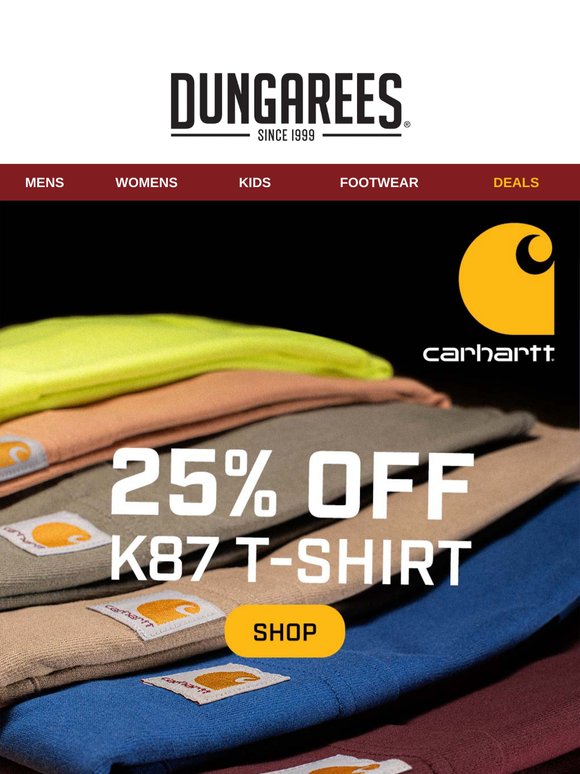 ALERT: The Carhartt K87 T-Shirt Sale is Back