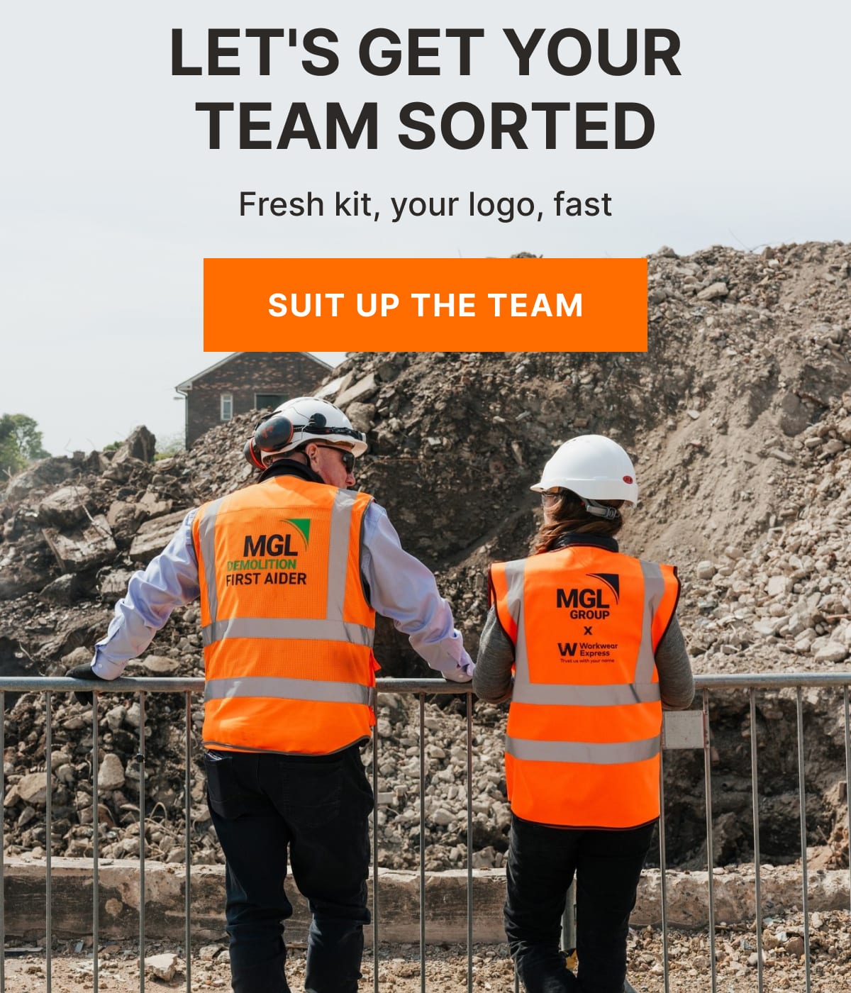 SUIT UP THE TEAM