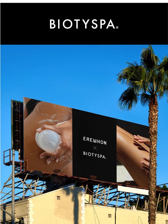 Biotyspa Has Arrived At Erewhon 🌴
