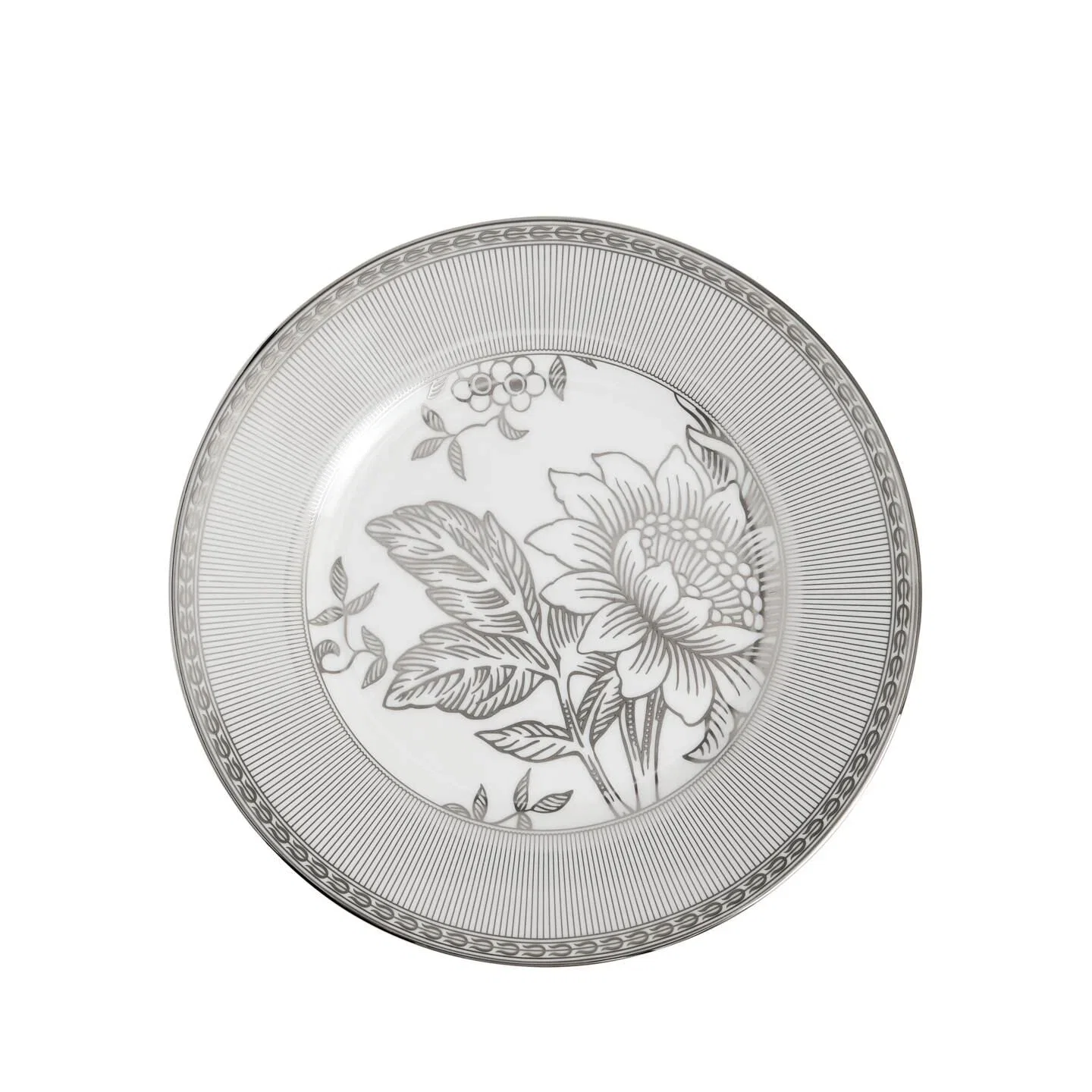 Silver Tonquin Plate 8.1in