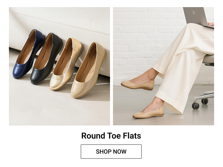 Round Toe Flats
