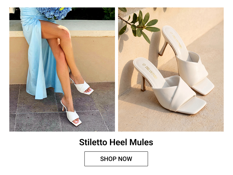 Stiletto Heel Mules