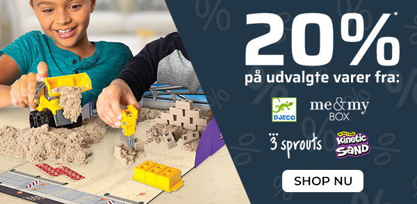 Spar 20% på disse brands