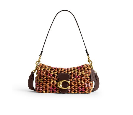 Tabby Shoulder Bag 26 With Wooden Beading