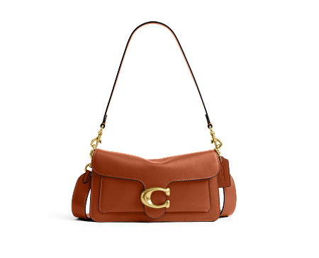 Tabby Shoulder Bag 26 Brass/Amber Brown