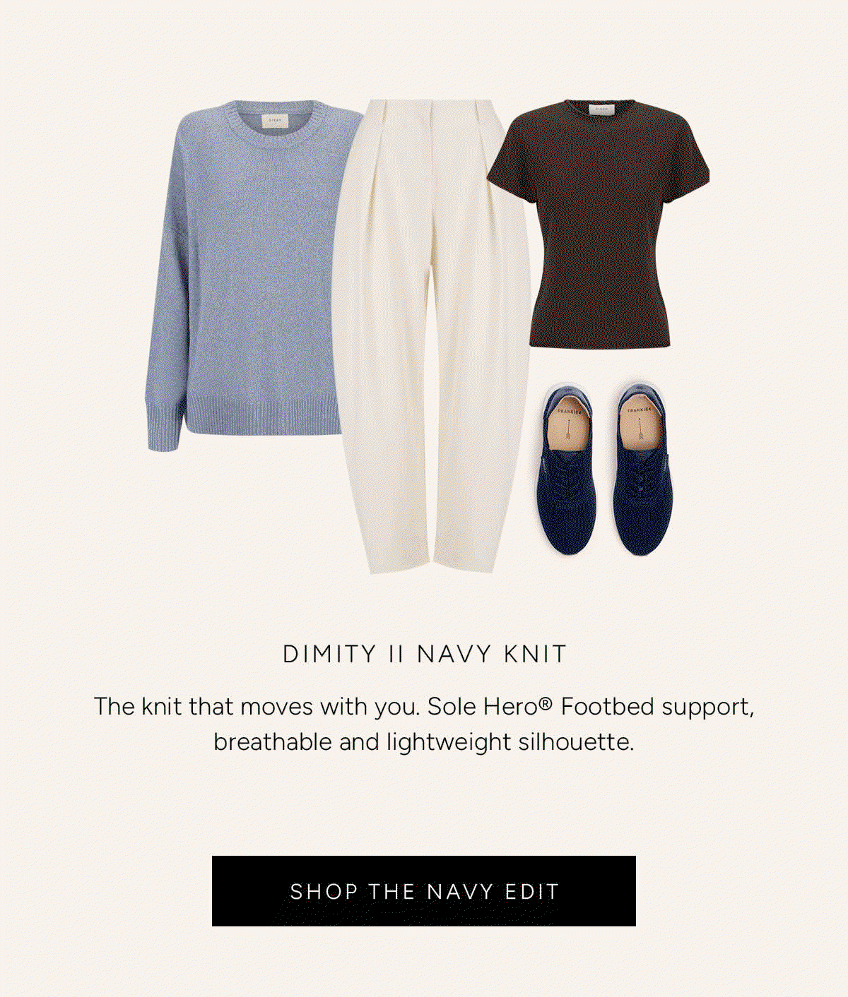 Dimity II Navy Knit The knit that moves with you. Sole Hero® Footbed support, breathable and lightweight silhouette. Ellie V Navy Clean lines, serious underfoot engineering. Pairs with denim or tailored trousers. Podiatrist-designed support for the days your feet don't get a break. Nat III Navy Metallic Navy with a finish that earns its place at night. Sole Hero® Footbed cushioning for the hours that follow. Endless outfits, one shoe. Sophie IV Navy The perfect slip-on style. engineered to reduce foot fatigue. End the day feeling better than when you started. Shop The Navy Edit.