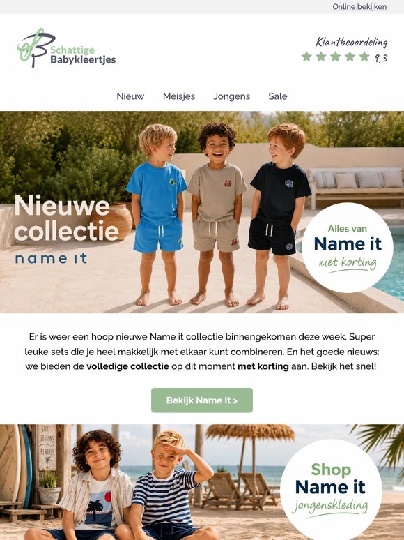 ACTIE 💛 Nieuw van Name it