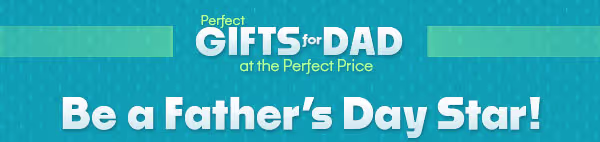 Be a Father's Day star! Give Dad officially licensed tributes to movies, TV shows and entertainment.