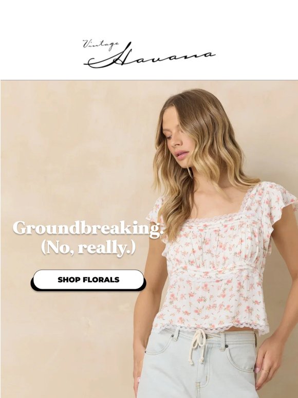 New floral prints just hit the site. Go get them. 🌸