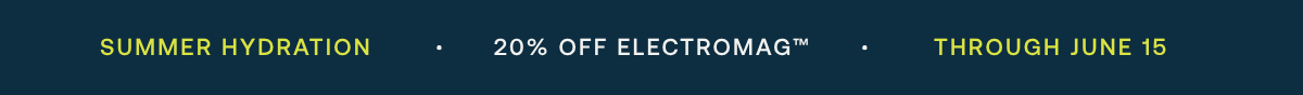 20% Off ElectroMag - Shop Now