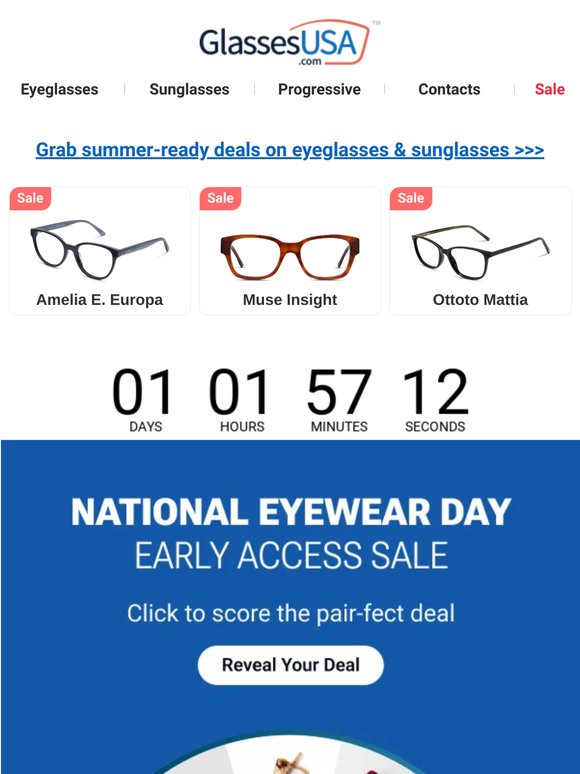 Today only, Christine 👓🕶️ National Eyewear Day Early Access Sale