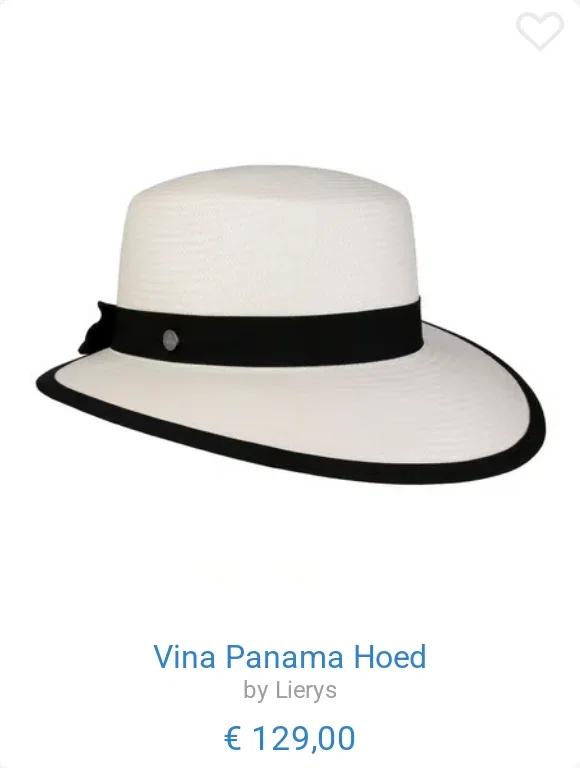 Vina Panama Hoed by Lierys