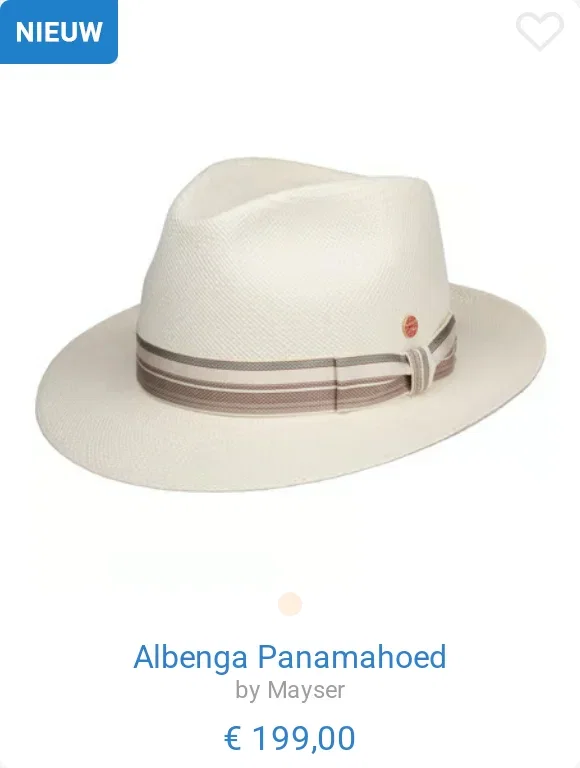 Albenga Panamahoed by Mayser