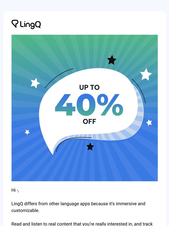 Game Changer Awaits – 40% Off Inside!