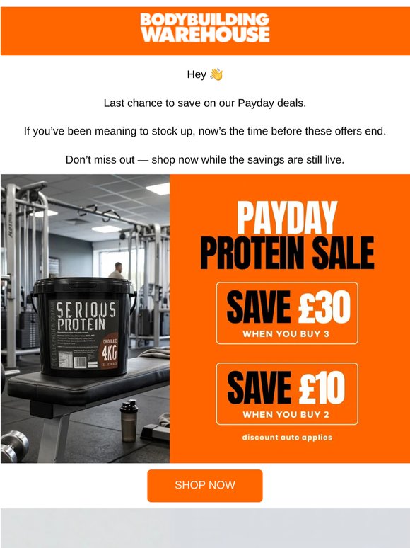 Last Chance to Save on Our Payday Deals