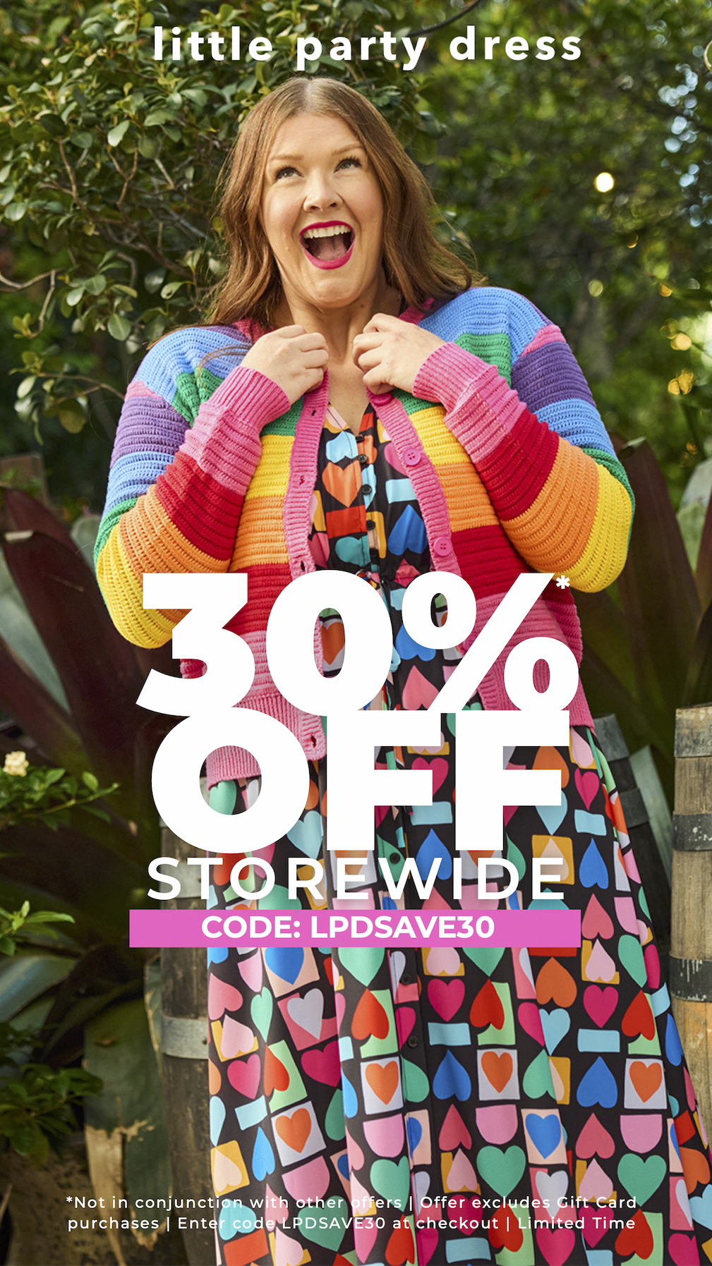 Long Weekend SALE! - 30% Off Storewide (Code: LPDSAVE30)