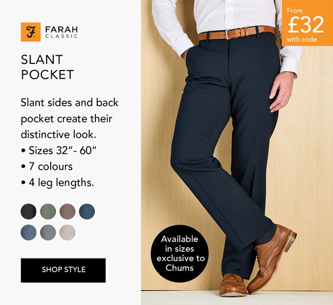 Farah Slant Pocket Trouser - MT215