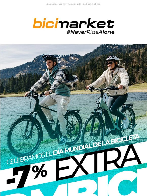 ¡Cupón -7%! Celebramos el Día Mundial de la Bici 🎉