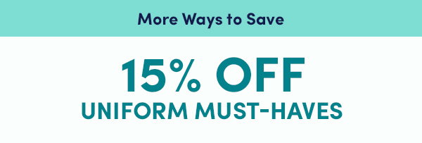 15% off everything else